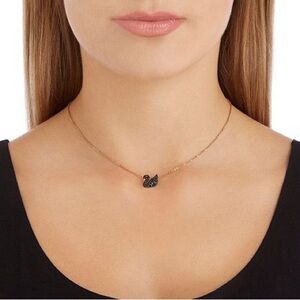 Swarovski iconic swan pendant necklace